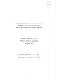 The Crystal Structure of the Mineral Scholzite and a Study of the Crystal