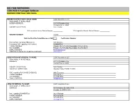 Bid Item Workbook Bidder/Contractor Data