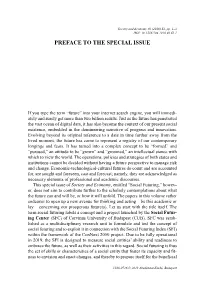 Preface to the Special Issue