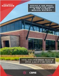 Office & Lab Space: Available for Lease in the Illinois