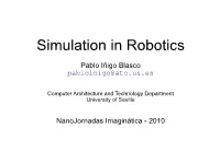 Simulation in Robotics