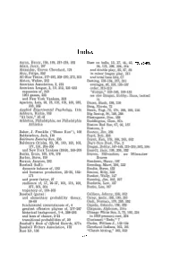 Alou , Felipe , 352 Applied Experimental Psychology, 114N and Elementary Probability Theory