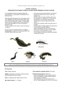 Curious Creatures Using Fossil and Modern Evidence to Work out the Lifestyles of Extinct Animals
