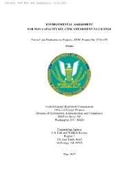 Environmental Assessment for Non-Capacity Related Amendment to License