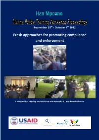 Fresh Approaches for Promoting Compliance and Enforcement