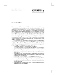 Geometry © 2004 Springer Science+Business Media, Inc