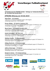 STRUMA-Urteile 04.06.2019