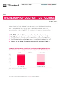 The Return of Competitive Politics