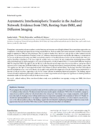 Evidence from TMS, Resting-State Fmri, and Diffusion Imaging