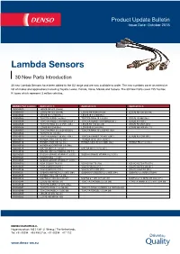 Lambda Sensors