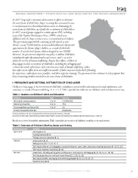 2017 Findings on the Worst Forms of Child Labor: Iraq