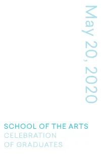 Download a PDF of the 2020 Graduation Program