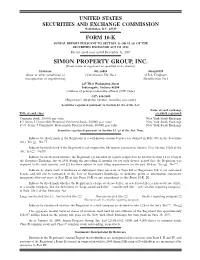 Simon Property Group, Inc