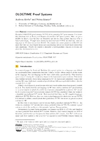 DLOGTIME Proof Systems