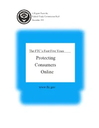 Protecting Consumers Online