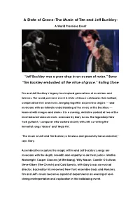 The Music of Tim and Jeff Buckley