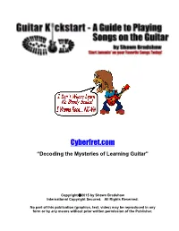 Decoding the Mysteries of Learning Guitar”