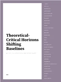 Theoretical- Critical Horizons Shifting Baselines