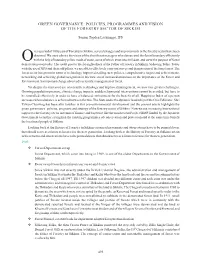 Policies, Programmes and Future Plan Of