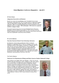 Speaker Profiles (369.56 KB PDF)