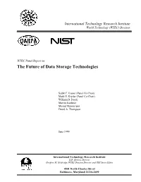 The Future of Data Storage Technologies