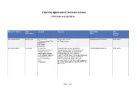 Planning Applications Decisions Issued