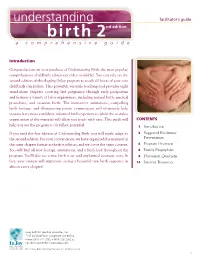 Understanding Birth 2Nd Edition Facilitator's Guide