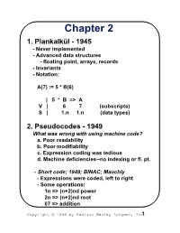 Evolution of the Major Programming Languages