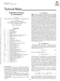 Explicit Role of Viscosity in Generating Lift