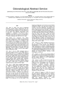 Odonatological Abstract Service
