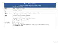 Page 1 of 6 Review of Prioritized Projects Hon'ble CM Conducted