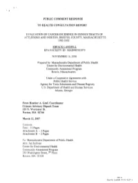 Public Comment Response