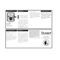 WATCH DISPLAY TIMESETTING INSTRUCTION MANUAL IMPORTANT Stauer Automatic Tourbillon Watch the CONSTRUCTION TOURBIL