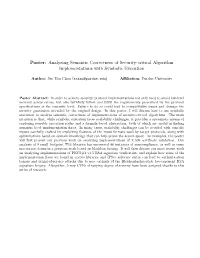 Analyzing Semantic Correctness of Security-Critical Algorithm Implementations with Symbolic Execution
