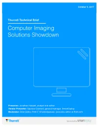 Computer Imaging Solutions Showdown 2
