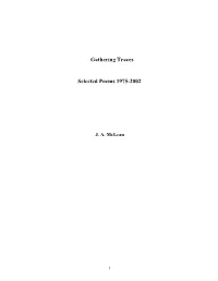 Gathering Traces Selected Poems 1975-2002