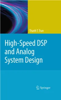 High-Speed DSP and Analog System Design