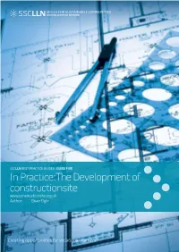 In Practice:The Development of Constructionsite Author: Brian Elgie