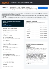 KIA-4A Bus Time Schedule & Line