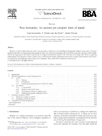 Pore Formation: an Ancient Yet Complex Form of Attack ⁎ Ioan Iacovache, F