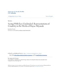 Seeing with Eyes Unclouded: Representations of Creativity in the Works of Hayao Miyazaki Jonathan R