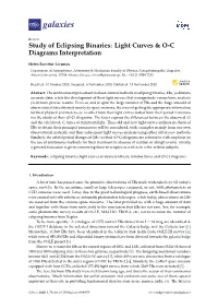 Study of Eclipsing Binaries: Light Curves & O-C Diagrams Interpretation