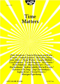 Time Matters