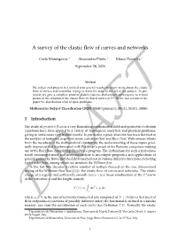 A Survey of the Elastic Flow of Curves and Networks