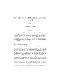 Bosonization of 1-Dimensional Luttinger Liquid