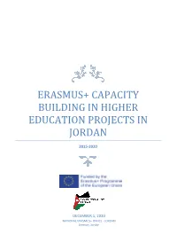 CBHE Projects in Jordan (2015-2020)