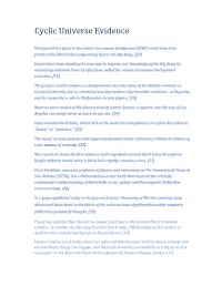 Cyclic Universe Evidence