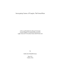 Investigating Centers of Triangles: the Fermat Point
