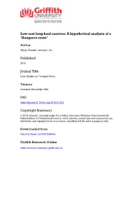 Low-Cost Long-Haul Carriers: a Hypothetical Analysis of a ‘Kangaroo Route’