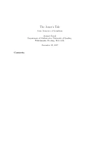 The Joiner's Tale